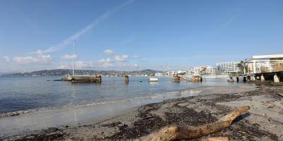 Le mythique ponton du Provençal en cours de destruction à Antibes