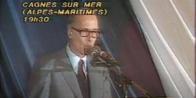 VIDEO. Valery Giscard d'Estaing était venu faire campagne à Cagnes-sur-Mer en 1981