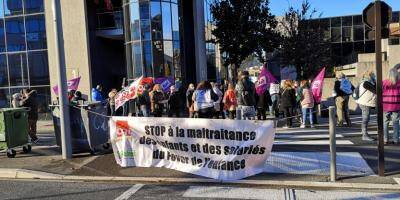 Les agents du Foyer de l'enfance en colère manifestent ce lundi matin à Nice