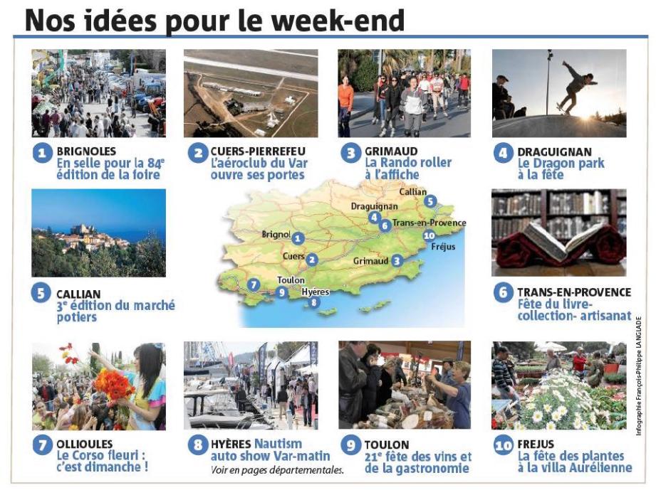 Nos 10 idées pour votre weekend dans le Var NiceMatin Nos 10 idées pour votre weekend dans le Var NiceMatin