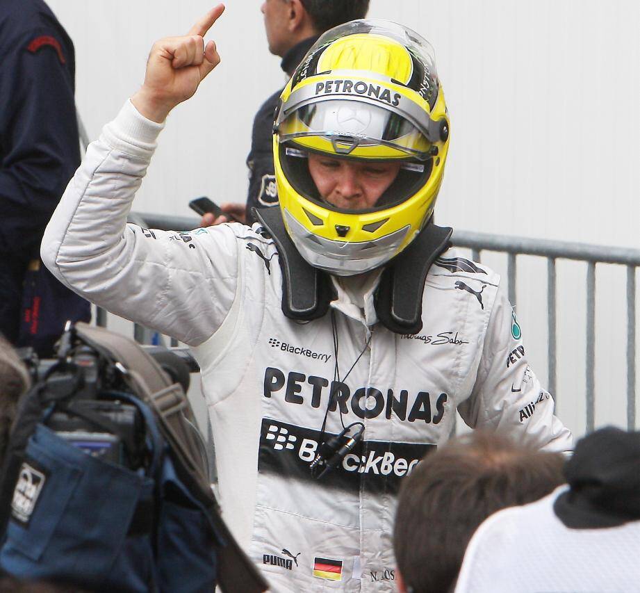 Nico Rosberg en pole position au Grand Prix de Monaco.