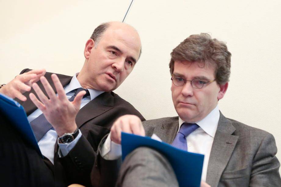 Pierre Moscovici et Arnaud Montebourg.