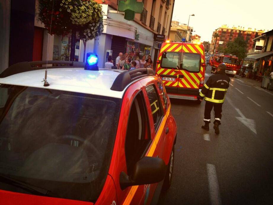 Les pompiers avaient dépêchés sur place d'importants moyens d'intervention.