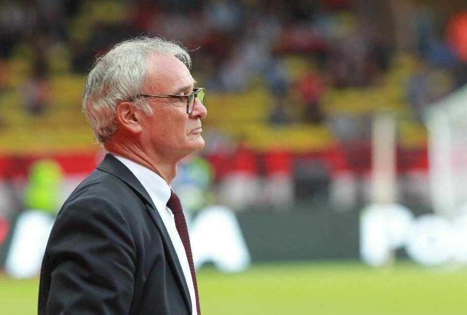 Même si la photo ne reflète pas sa « joie », Claudio Ranieri est un coach monégasque heureux.