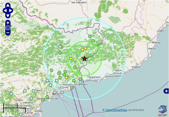 Le séisme du 31 octobre enregistré par le Bureau central sismologique français, consultable sur le site www.franceseisme.fr