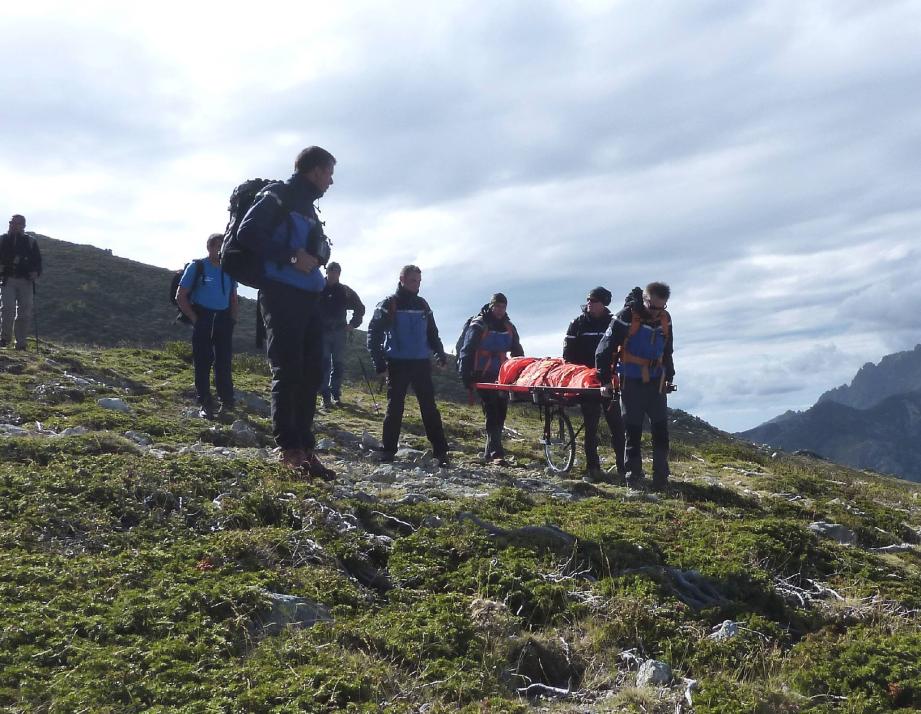 Les hommes du peloton de gendarmerie de haute montagne (PGHM) ont eu beaucoup de travail ce dimanche. 