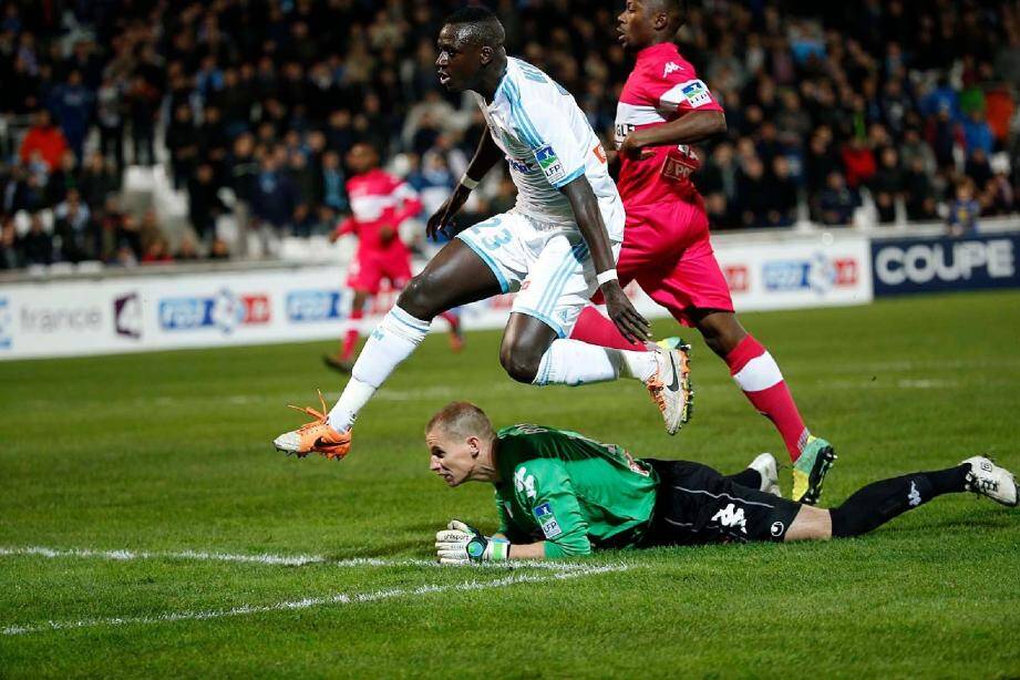 Auteur d'un très bon match, le Marseillais Benjamin Mendy a permis à l'OM de se qualifier pour le tour suivant.