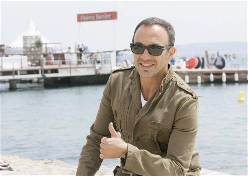 Nikos Aliagas à Cannes en 2011