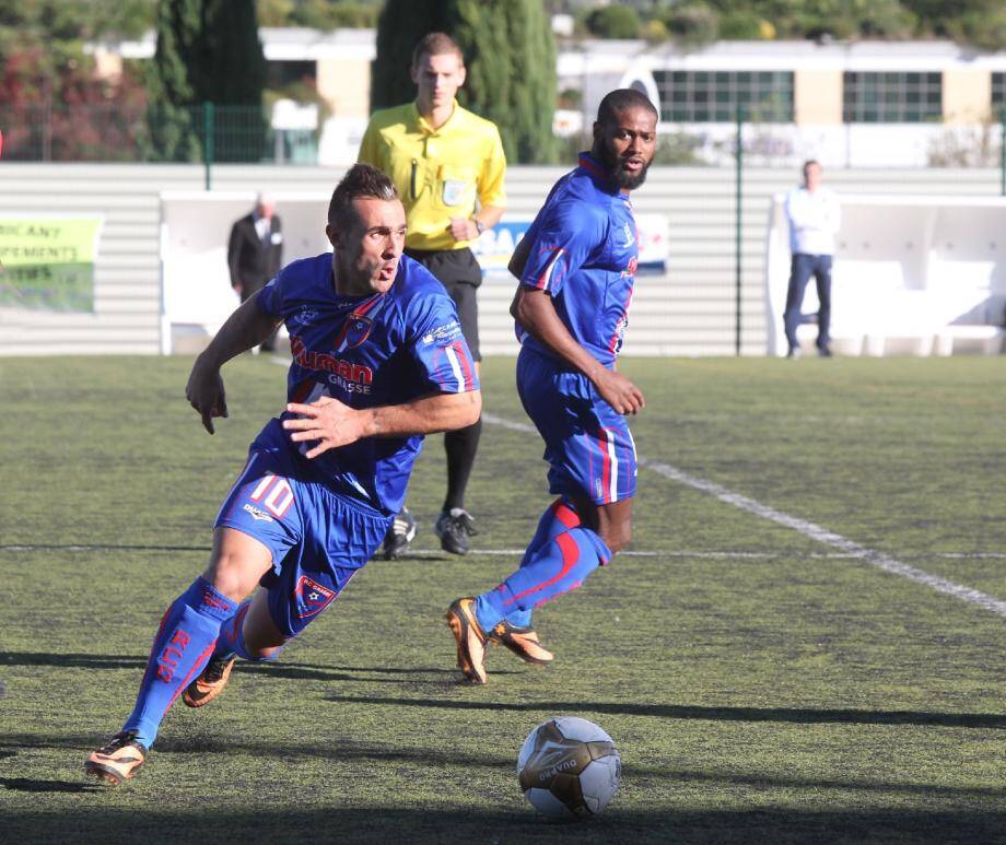 Les joueurs du Racing Club de Grasse affronteront l'O. Rovenain dimanche 23 février.