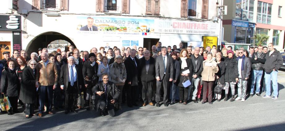 Plus de 200 personnes étaient présentes à l'inauguration de la permanence de Jean-Paul Dalmasso.