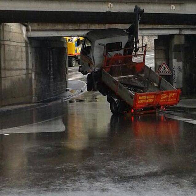 Un accident Pont de Suve à Toulon