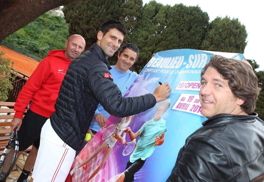 Novak Djokovic, ancien participant à Beaulieu, signe l'affiche de la 19e édition du tournoi.