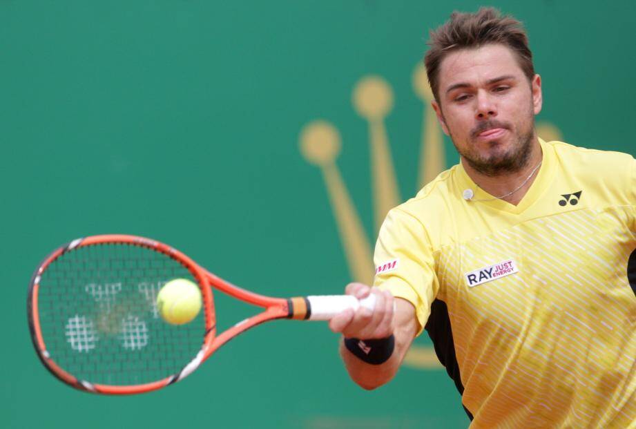 Stanislas Wawrinka, invité surprise de la finale des Monte-Carlo Rolex Masters.