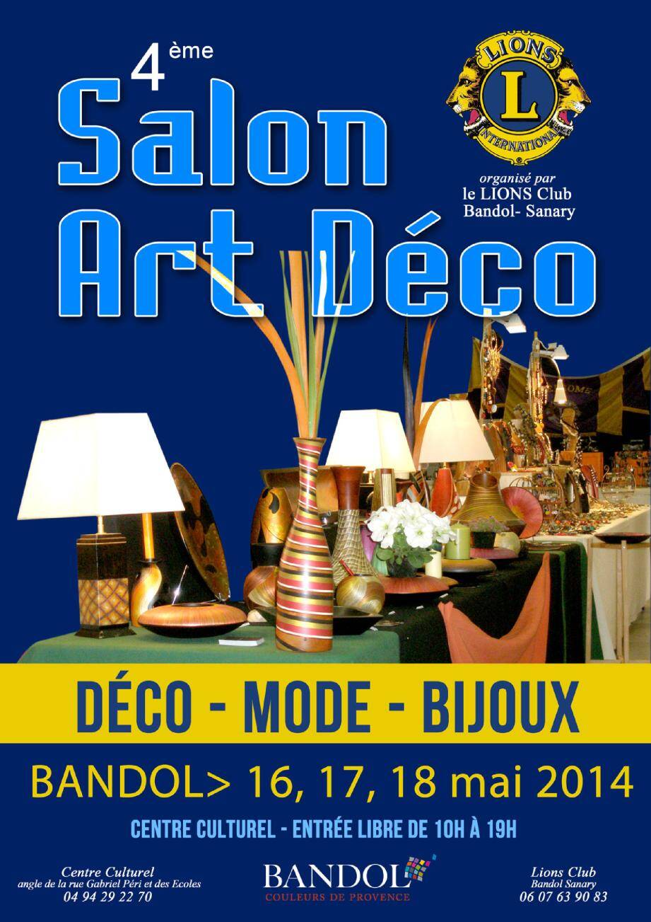 Salon art déco à Bandol.