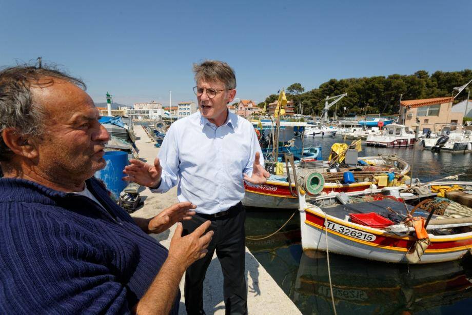 Européennes: Vincent Peillon (PS) a fait étape à La Seyne