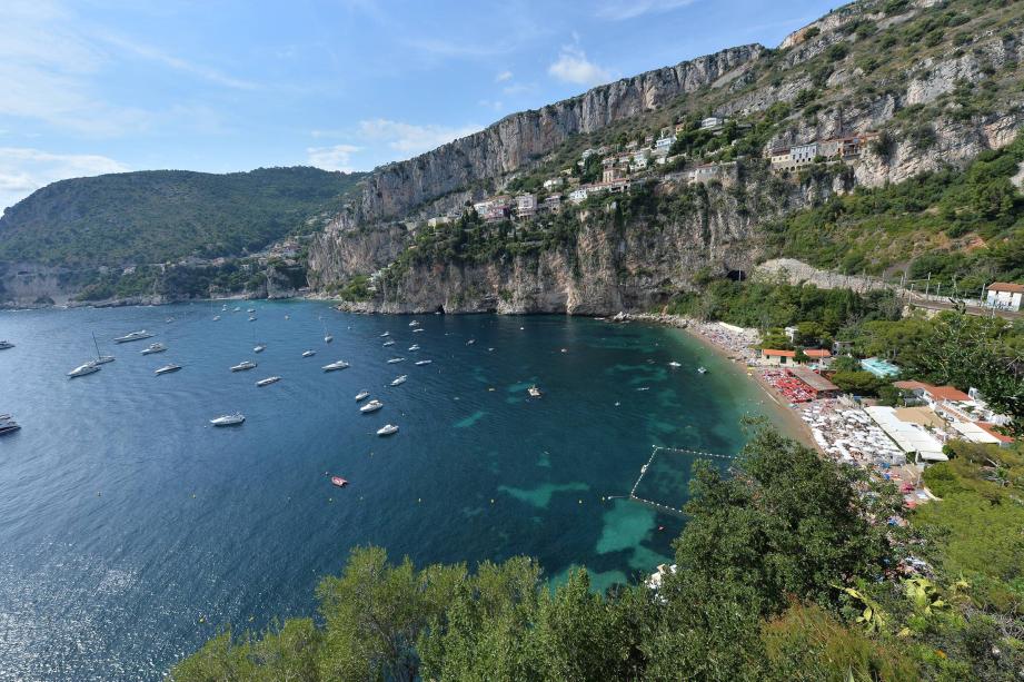 La plage de la Mala à Cap d'Ail.