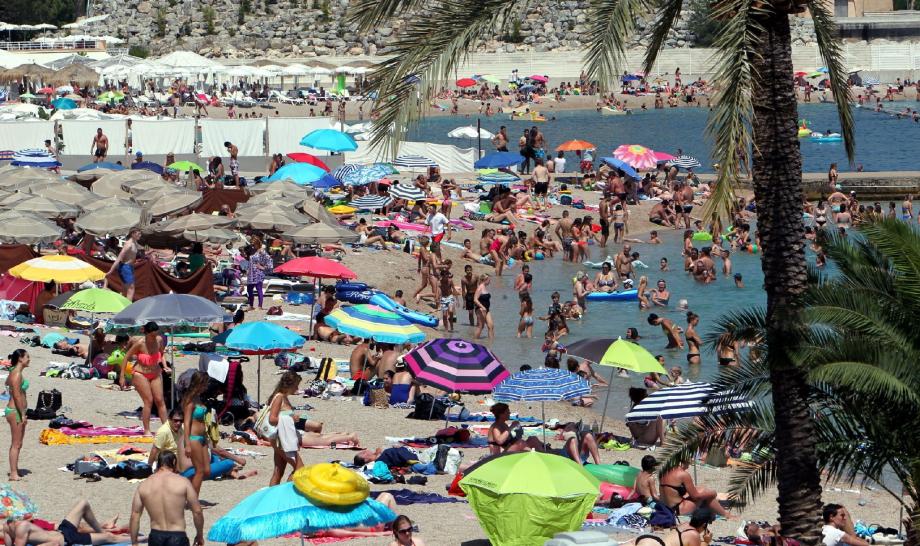 Les plages du Larvotto, à Monaco.