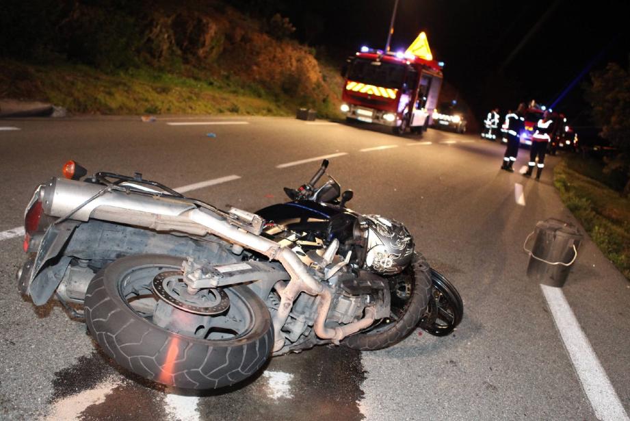 Trente conducteurs de deux-roues sont morts sur les routes varoises en 2014 (ici sur la RDN8 à Roquebrune-sur-Argens en mars). Soit plus de 40 % de l'ensemble des tués.