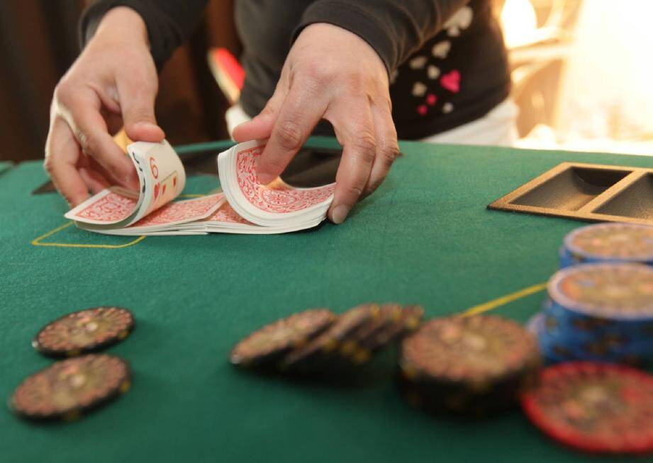 Un tournoi de poker à Cannes.