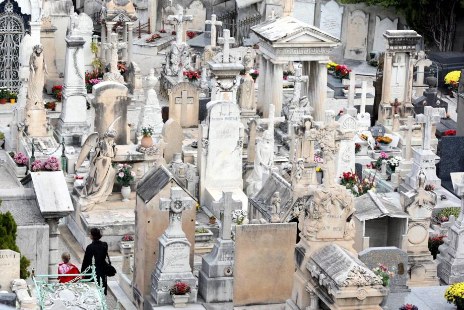 Le cimetière du château à Nice.