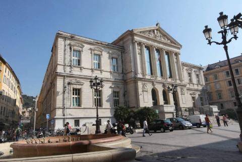 Le palais de justice de Nice.