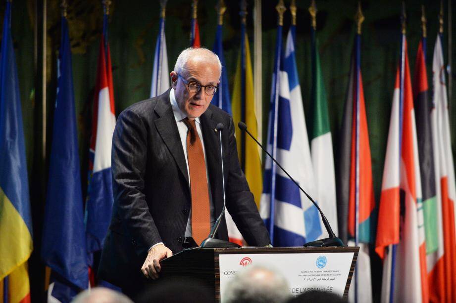 L'italien Francesco Amuroso a tancé la France lors de son discours inaugural.