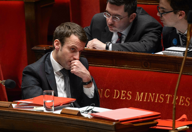 Emmanuel Macron à l'Assemblée