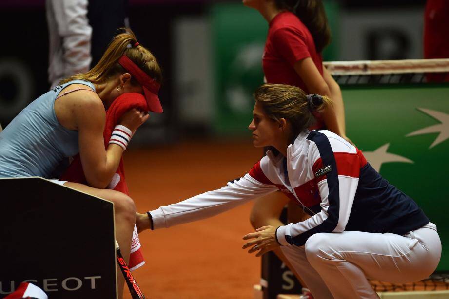 Mauresmo au chevet de Cornet...