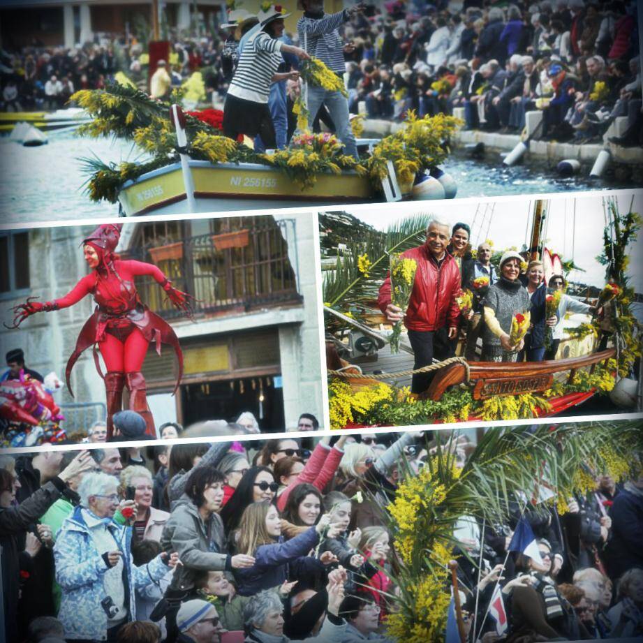 La bataille navale fleurie a attiré la foule à Villefranche