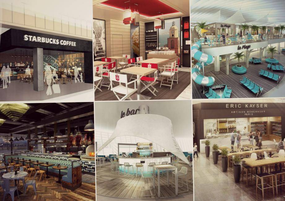  A quoi ressembleront les nouveaux restaurants de l'aéroport de Nice? 