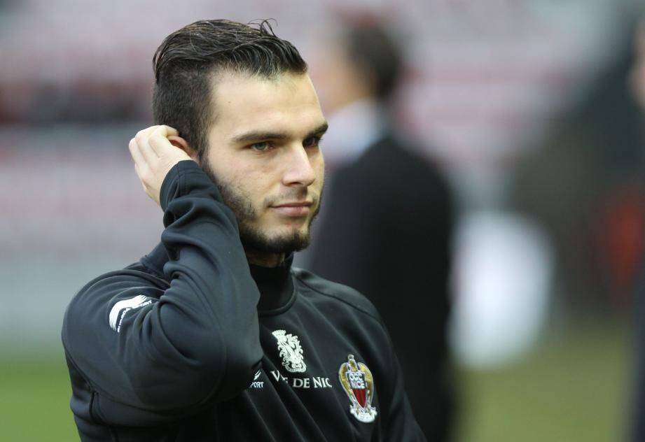 Alexy Bosetti, attaquant de l'OGC Nice.