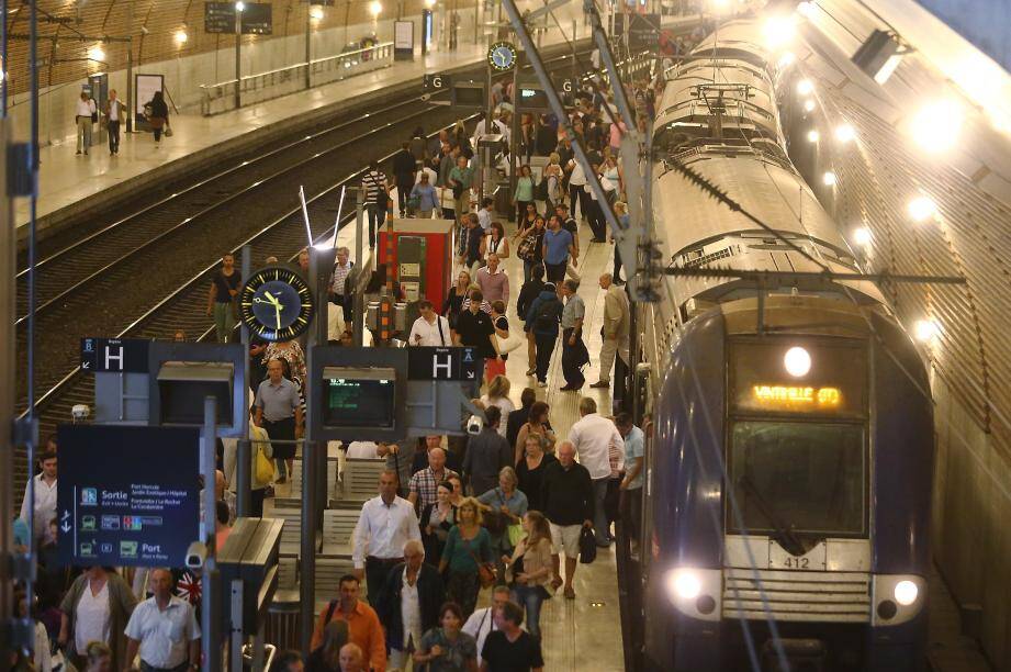 La gare de Monaco.