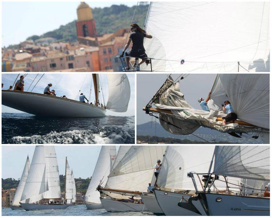 La deuxième journée de la coupe des dames à Saint-Tropez a bénéficié d'un temps favorable et ensoleillé.