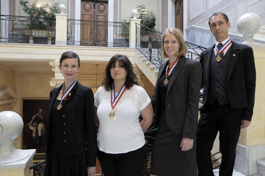 Claire Dupleix, Marilyn Biache, Pernille Douvrain et Pascal Paulze sont les lauréats azuréens du concours 2015 des « Meilleurs ouvriers de France ».