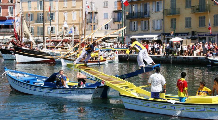 Les joutes nautiques sont au programme de la journée de samedi.