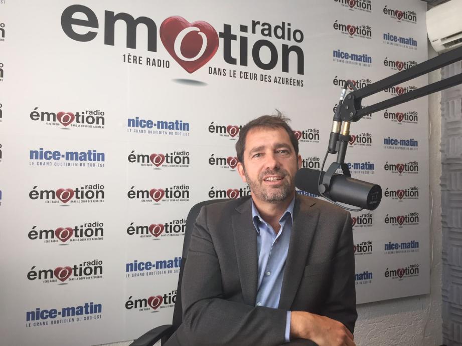 Christophe Castaner au micro de Radio Emotion