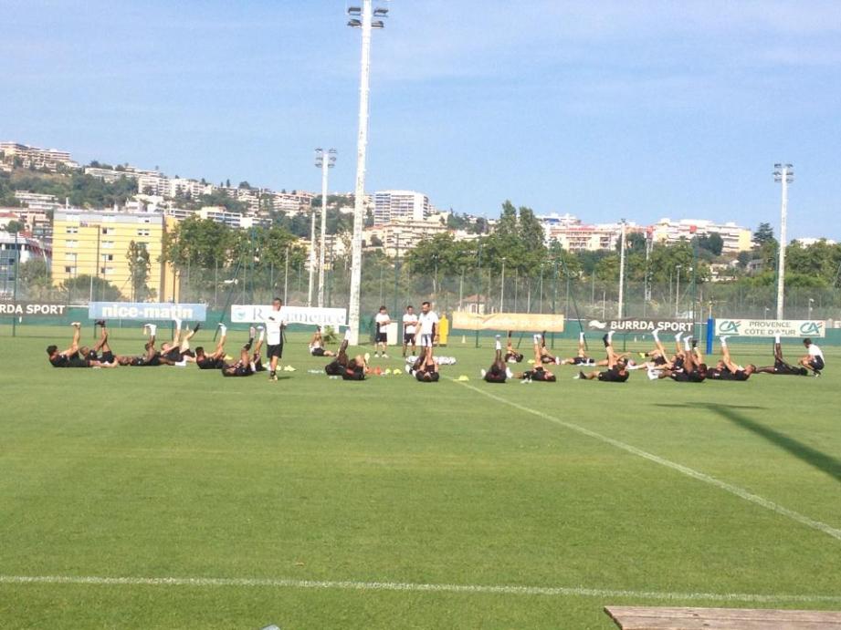 Reprise de l'entraînement de l'OGC Nice