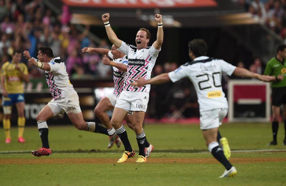 La joie des joueurs du Stade français, vainqueurs de la finale du Top 14 face à Clermont