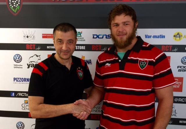 Mourad Boudjellal et Duane Vermeulen.