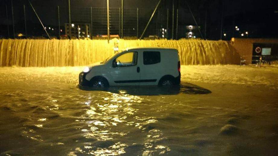 Inondation à Vallauris