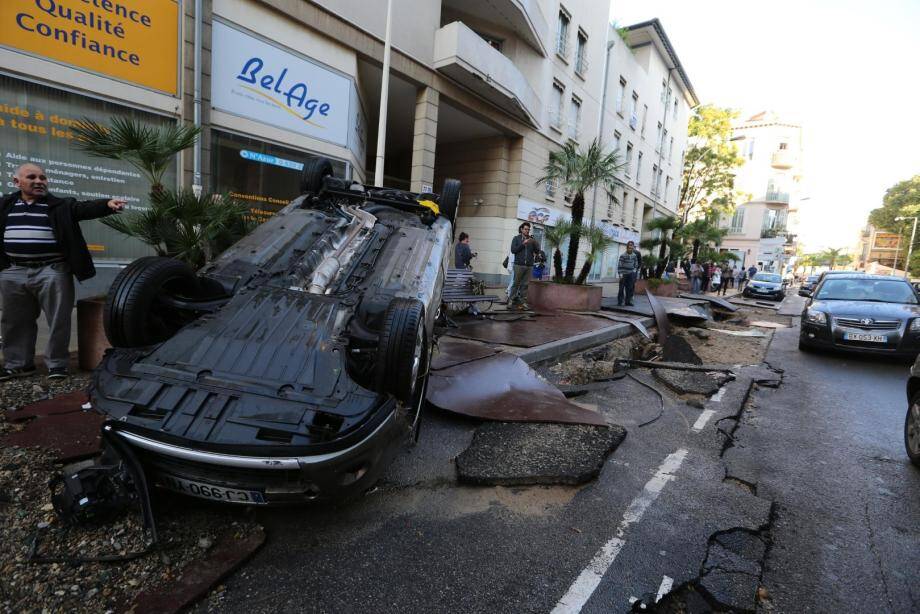 Le boulevard de la République à Cannes