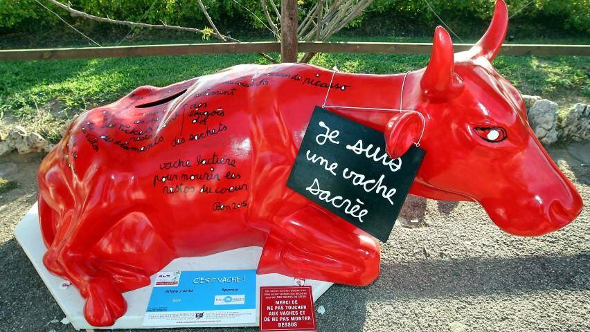 Vaches de la  CowParade  a cannes