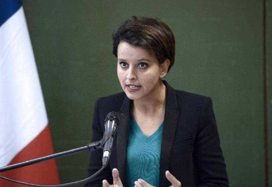 La ministre de l'Education, Najat Vallaud Belkacem.