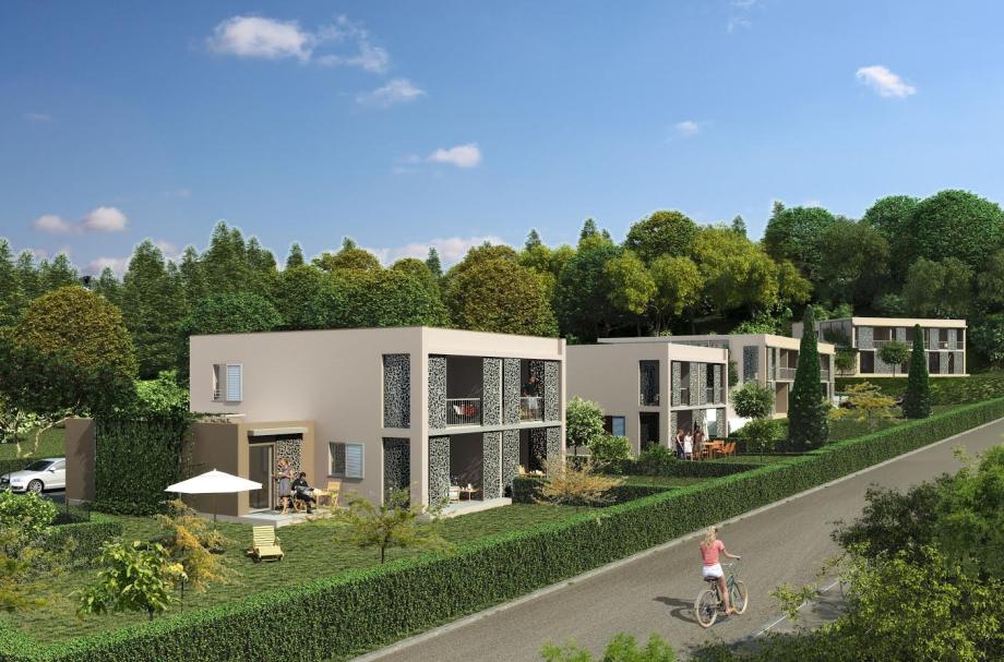 Visuel du futur ensemble immobilier à Saint-Paul-de-Vence, financé en partie par une vingtaine d’investisseurs.	