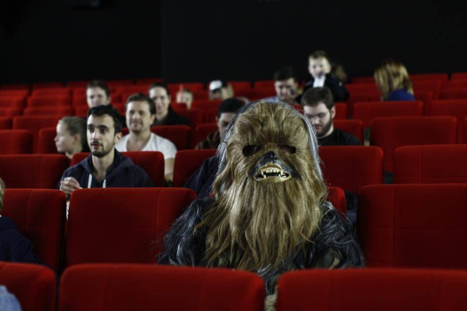 Chewbacca au cinéma "Le Casino" d'Antibes.