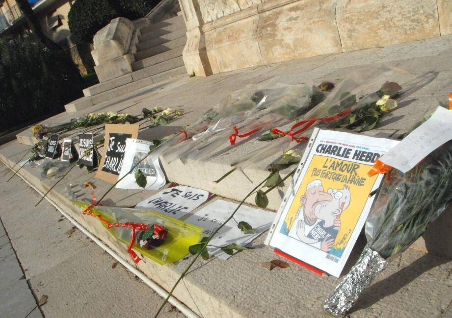 Les attentats du 7 janvier contre Charlie Hebdo ont poussé 8 000 Mentonnais dans la rue. 