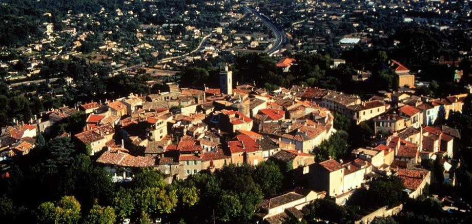 Une vue aérienne de Mougins (image d'illustration).