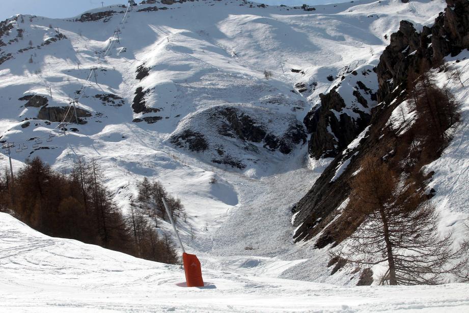 Une avalanche à Auron (image d'illustration).