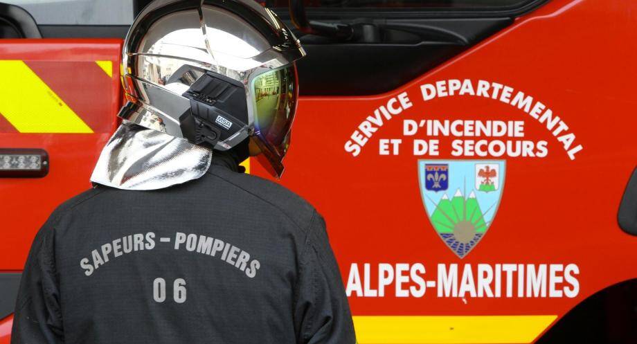 Illustration sapeurs-pompiers des Alpes-Maritimes