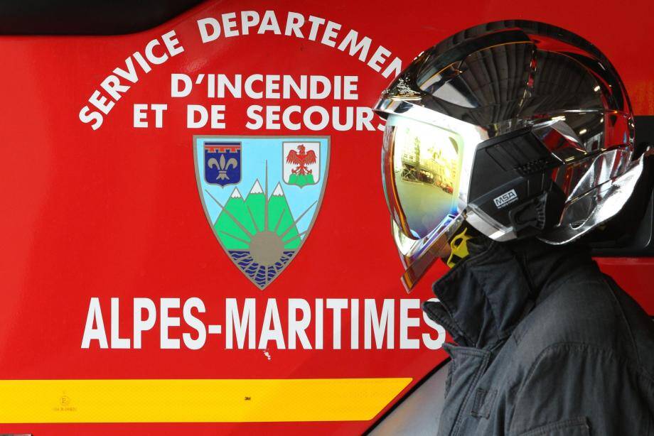 Illustration sapeurs-pompiers des Alpes-Maritimes